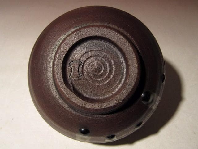 ☆人間国宝 金重陶陽 備前茶碗【四季の友】☆即中斎花押☆u570