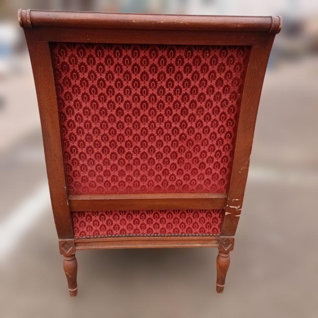 4701)ジャン・ロシェ 1人掛け 1Pソファー フランスヴィンテージ