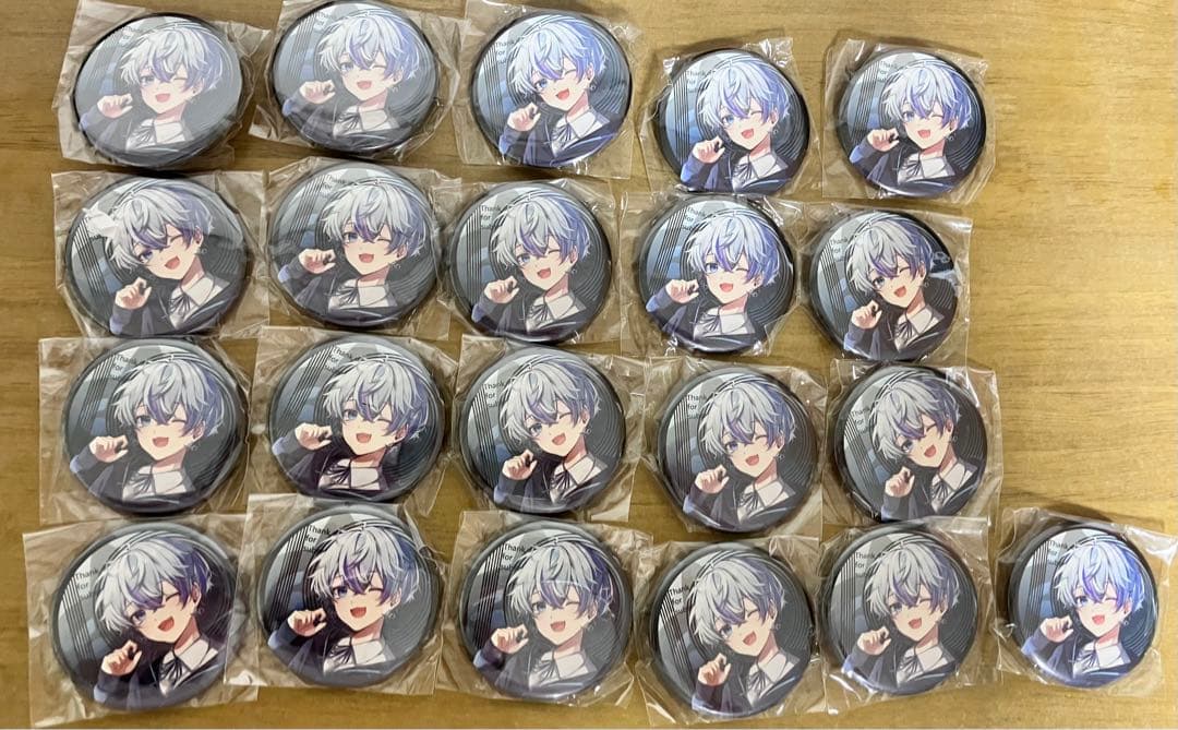 シクフォニ雨乃こさめYouTube登録者数10万人記念缶バッチ21個 バラ売り