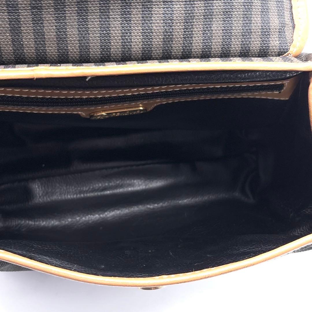 美品　フェンディ　ペカン柄　ハンドバッグ 2way ショルダー　ゴールド金具