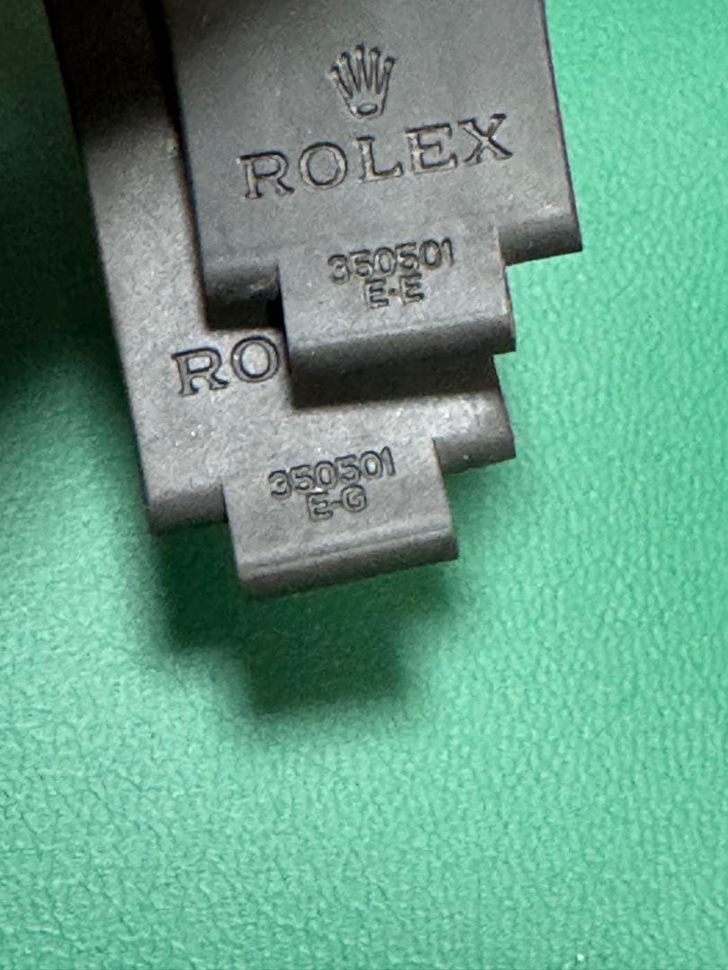 ロレックス　純正　ラバーベルト　Rolex