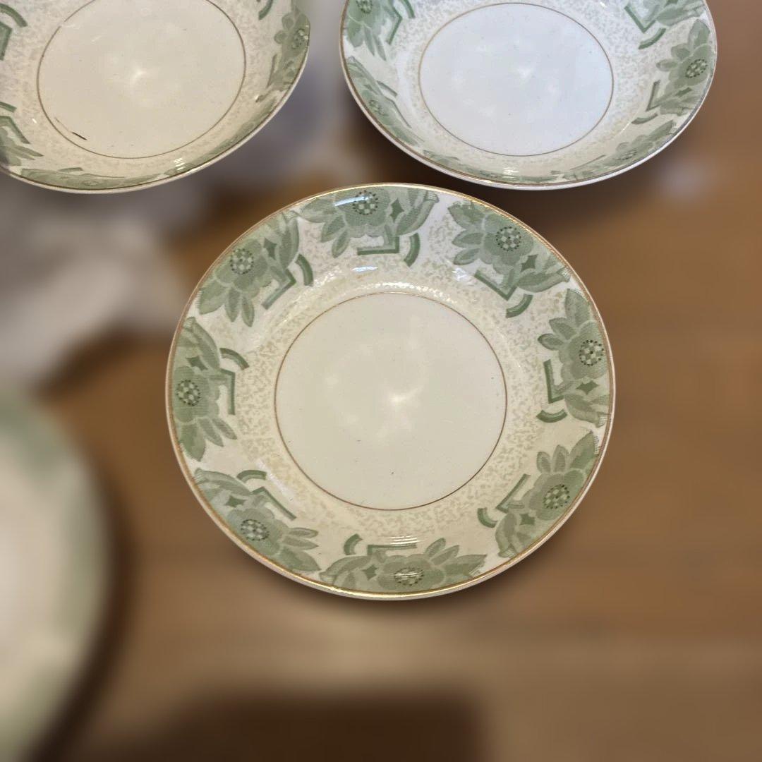 アンティーク オールド陶東 東洋陶器會社 戦前 OCW印 ボウル 鉢 ラスター彩