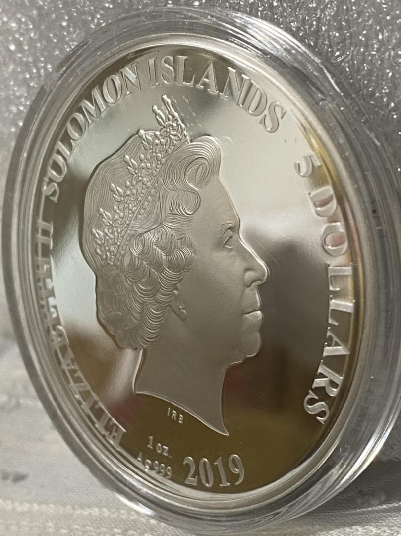 2019年 ソロモン諸島 マドンナ 1オンス 銀貨 コイン Madonna