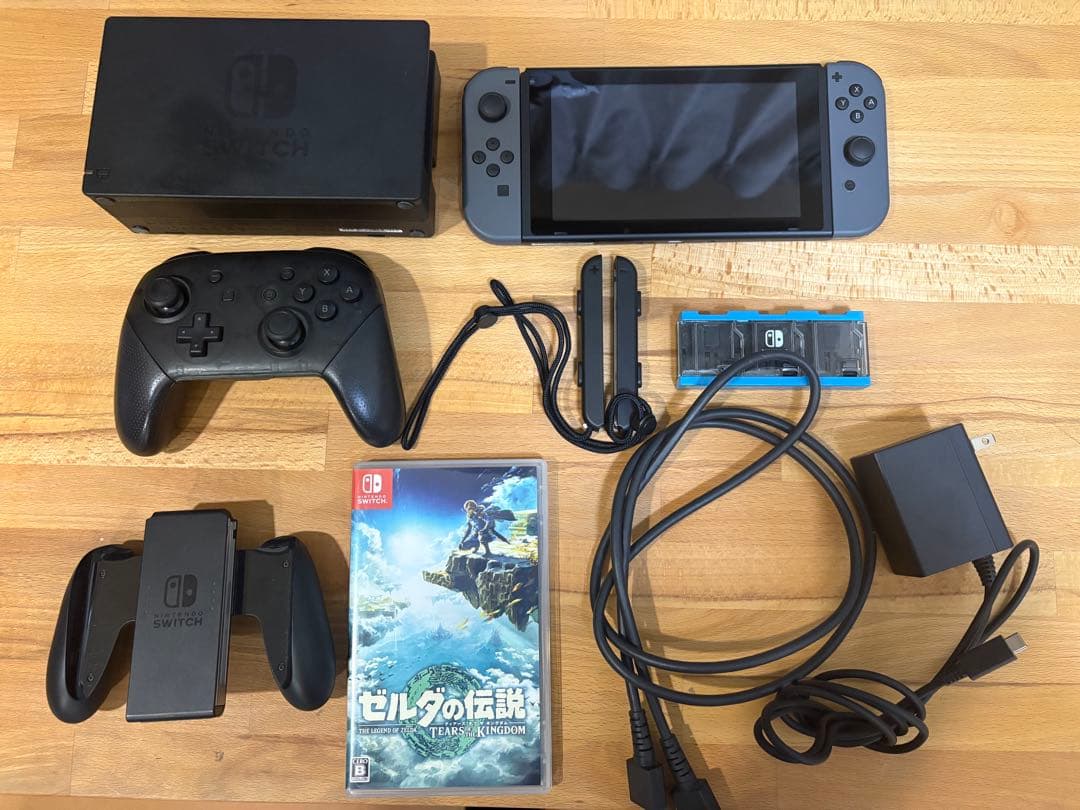 Nintendo Switch 本体 セット グレー ゼルダの伝説 プロコン