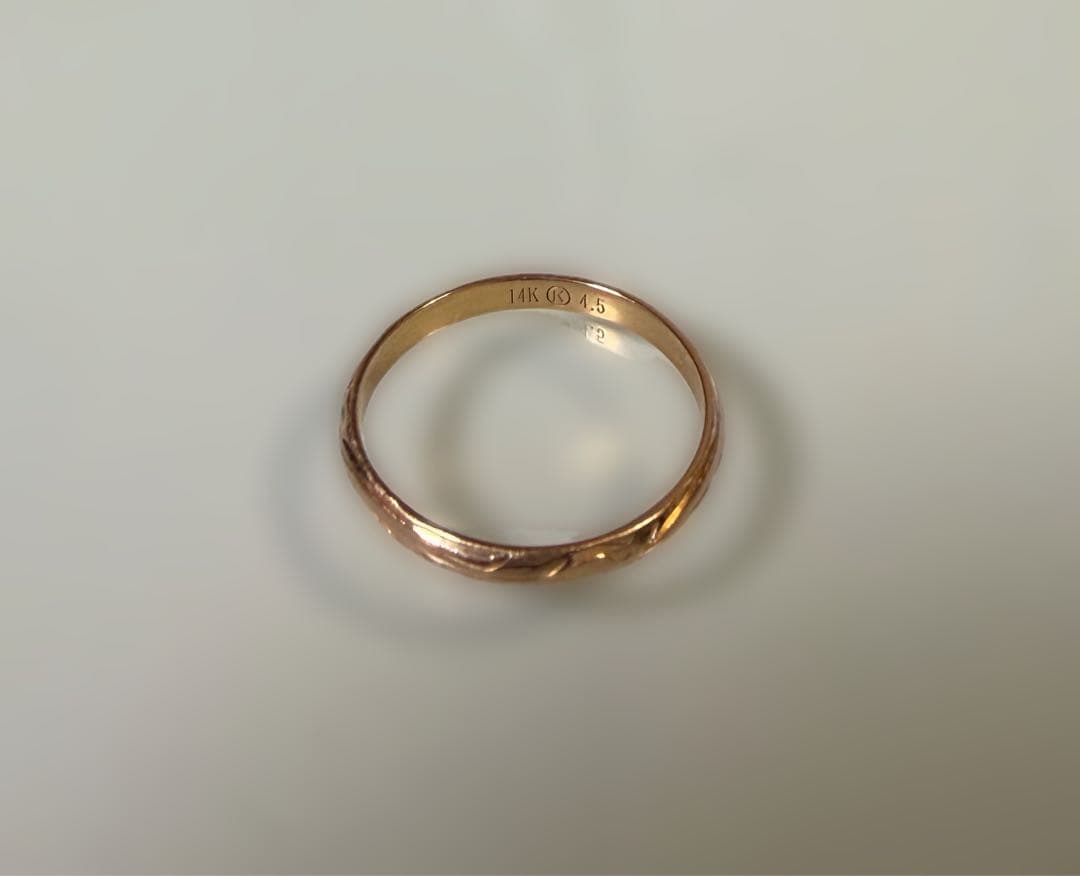 み*ん様 ハワイアンジュエリー｜リング｜ゴールド｜14K｜US4.5