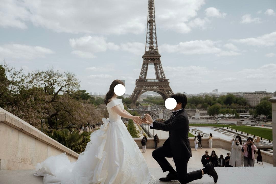 天　ホワイトウェディングドレス オフショルダー　MIL5058