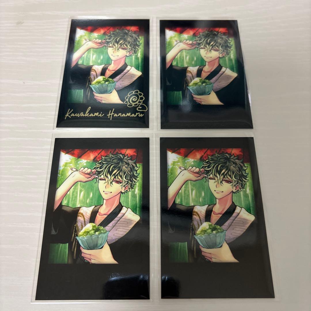 あくねこ 夏の思い出チェキ風カード ハナマル 箔押し - メルカリ