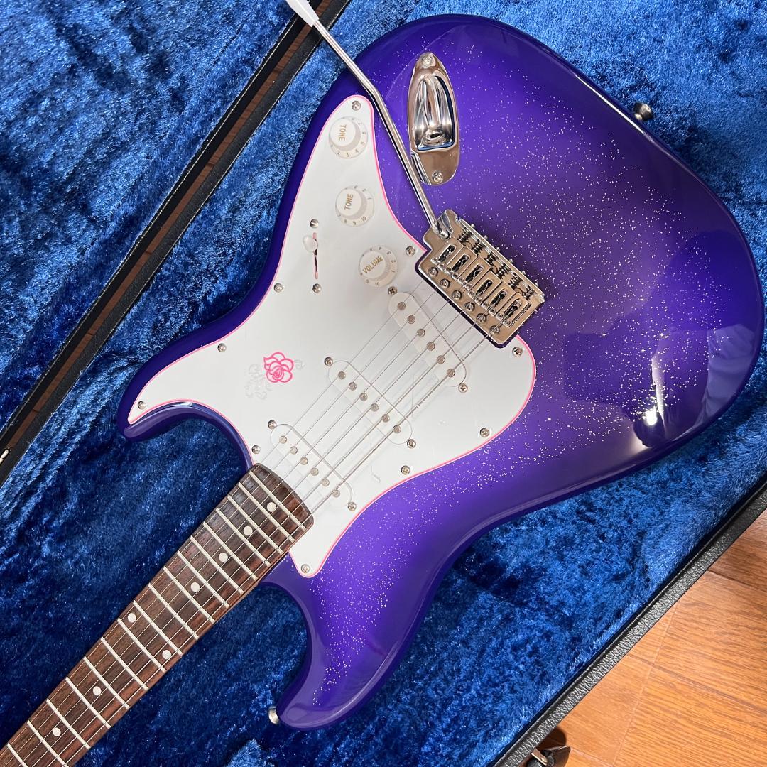 GYPSY ROSE ストラトタイプ エレキギター　パープル　紫　女子
