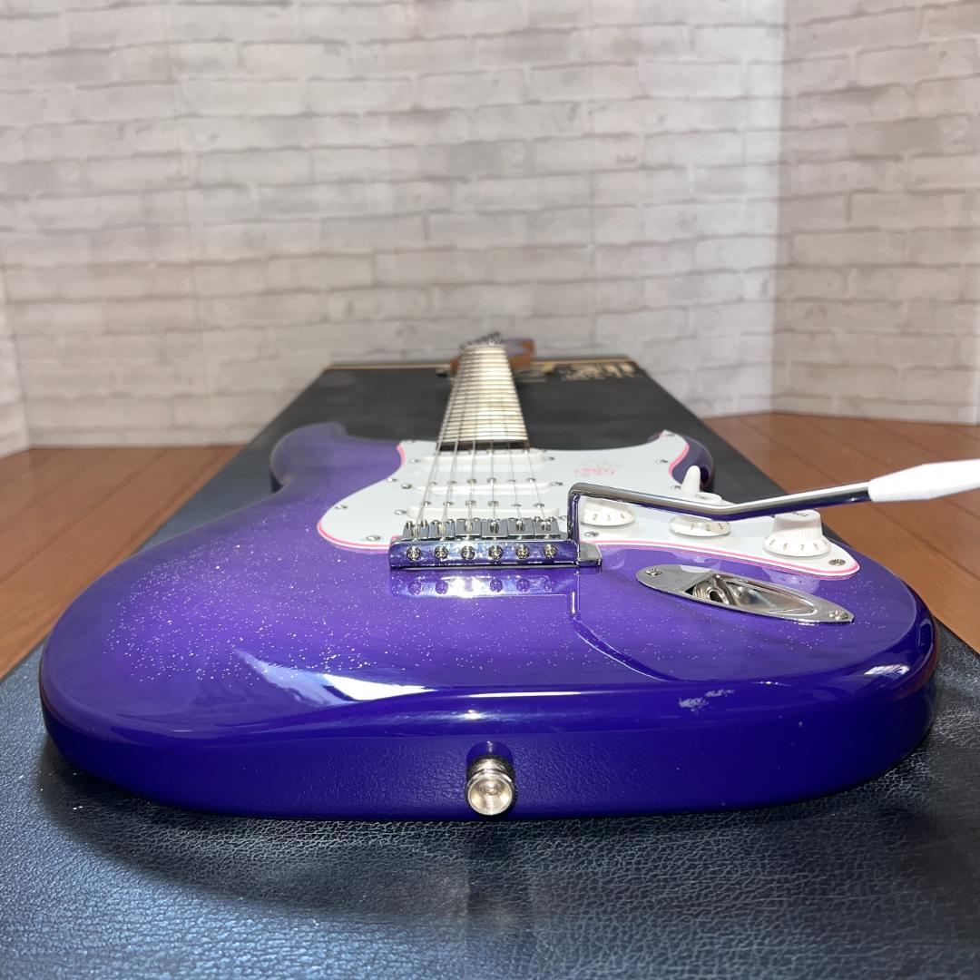 GYPSY ROSE ストラトタイプ エレキギター　パープル　紫　女子