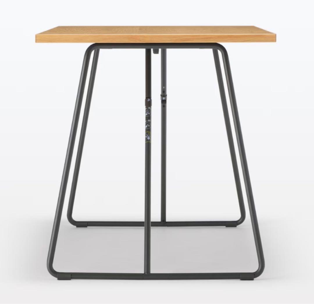 無印良品 折りたたみテーブル 幅120cm オーク材