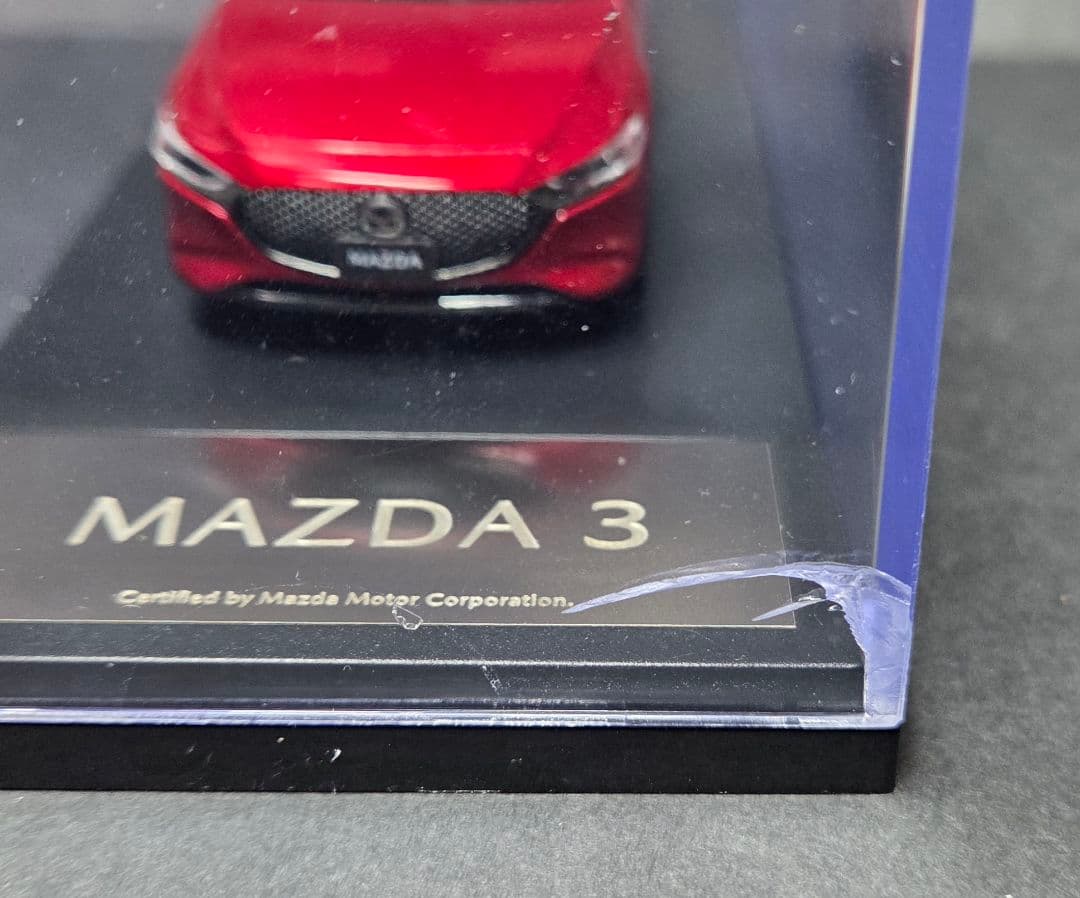 イ*き様 マツダ3 1/43 モデルカー ソウルレッドクリスタルメタリック ディ