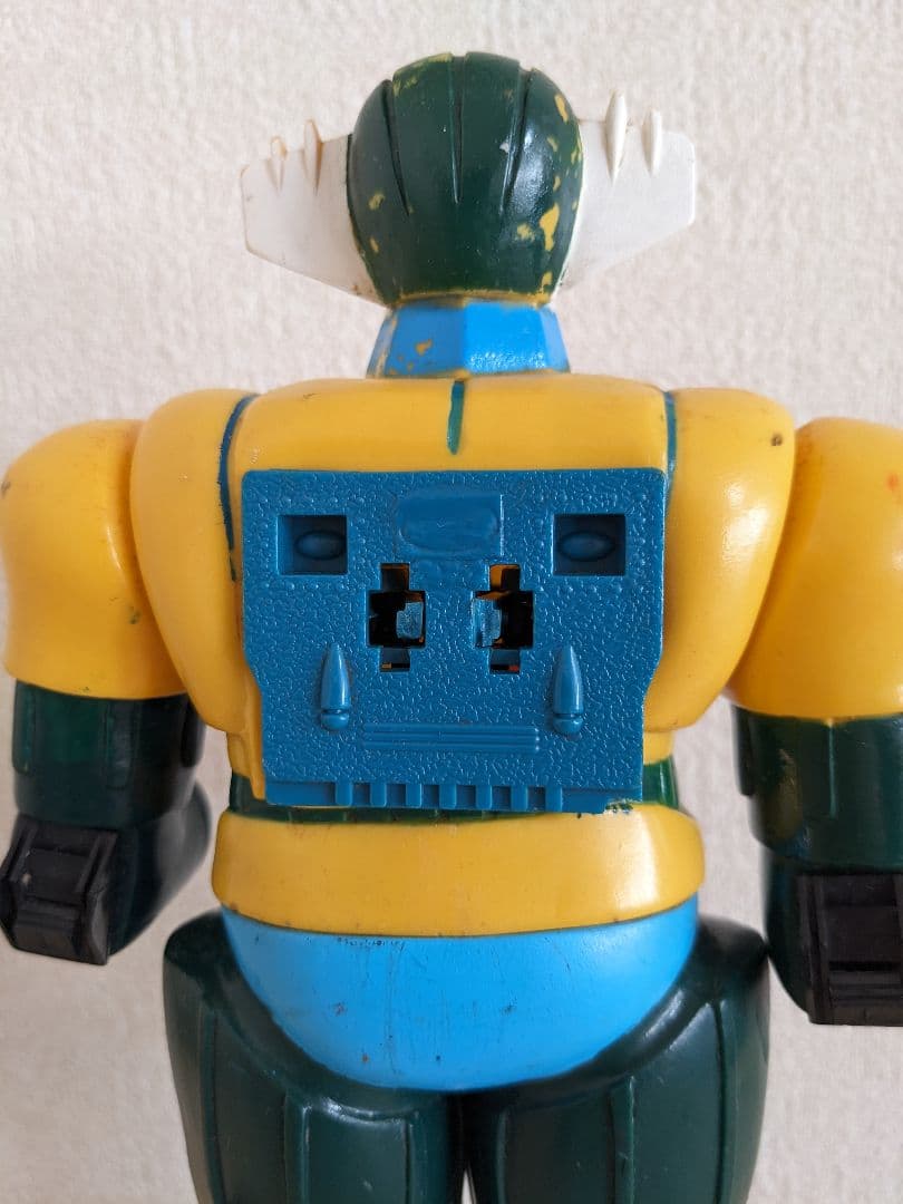 ゅ*ず様 【ジャンク】旧タカラ 鋼鉄ジーグ ひみつ武器付 当時物 ソフビ ダイナ