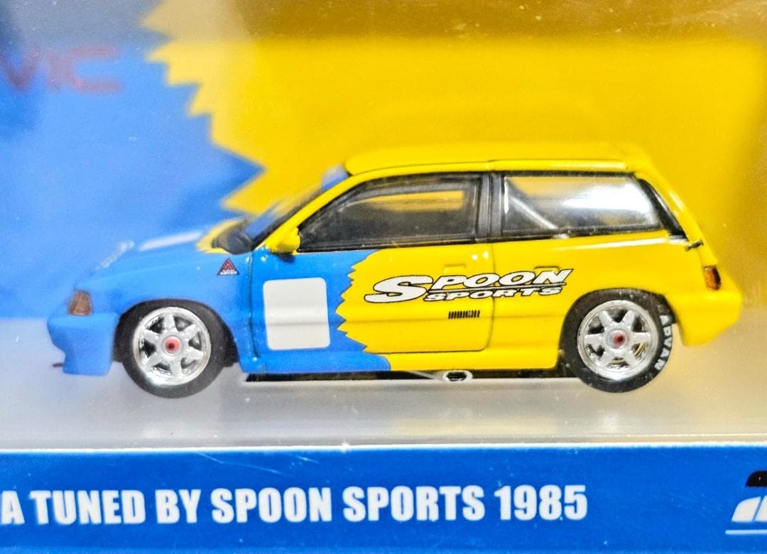 イノモデル 1/64 ホンダ シビック Spoon 1985