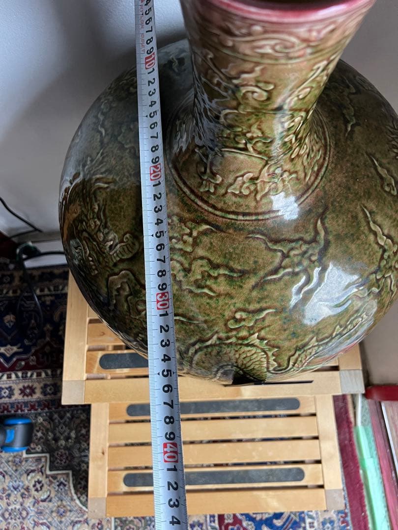 中国古美術 花瓶 在銘 大明宣德年製