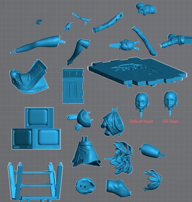 1/7 リン ゼンレスゾーンゼロ 未塗装未組立 フィギュア ガレージキット