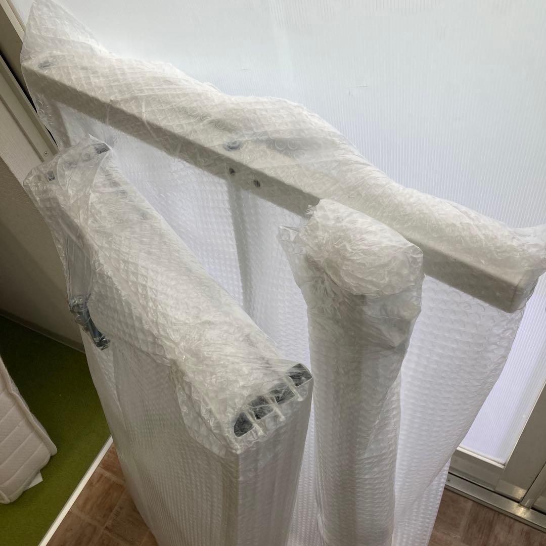 ニトリ シングルパイプベッド(バジーナ F3 WH) ベッドフレーム ホワイト