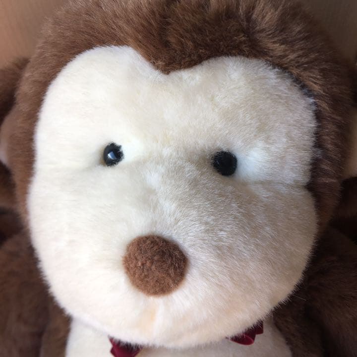 激レア】昭和レトロ ヒロクンハウス さる ぬいぐるみ 特大 ビッグサイズ