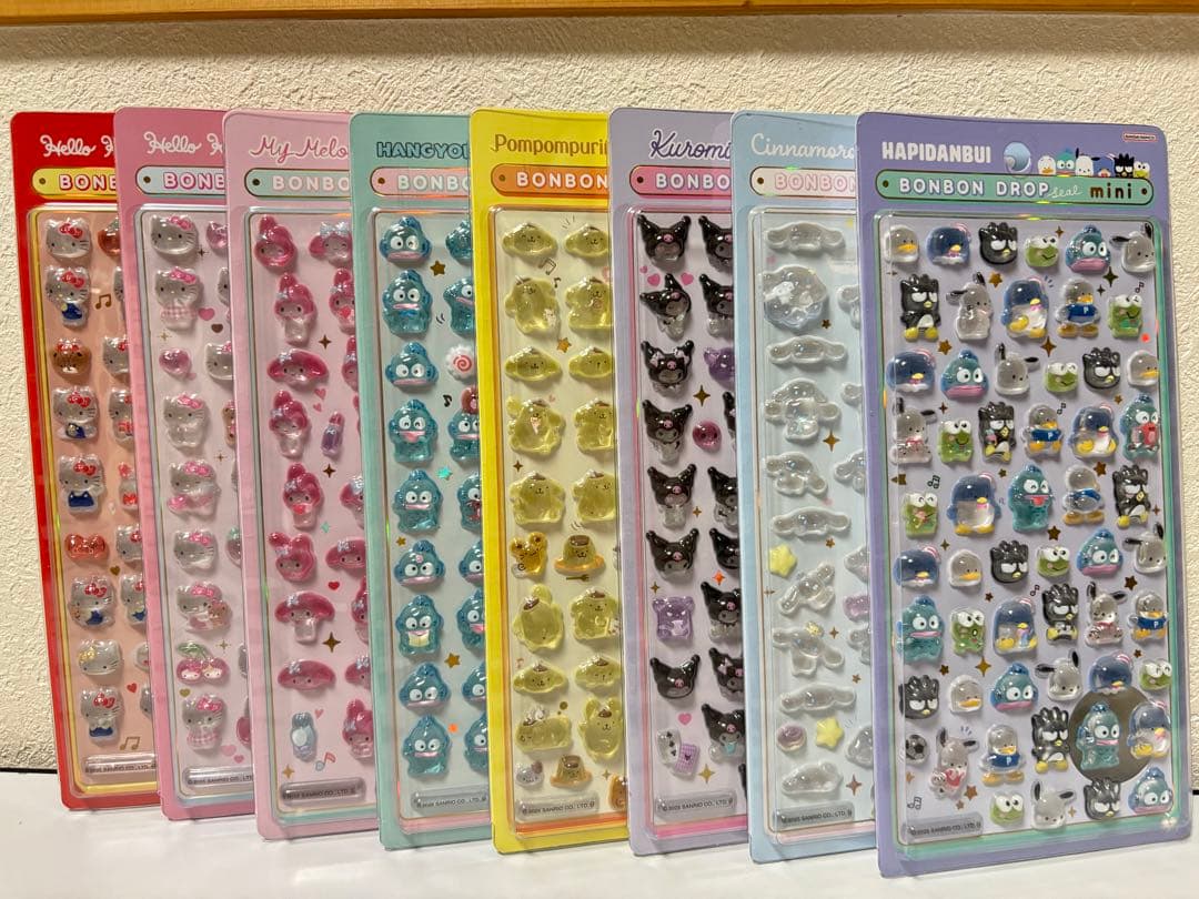 ボンボンドロップシール　ミニ　サンリオ　コンプリートセット