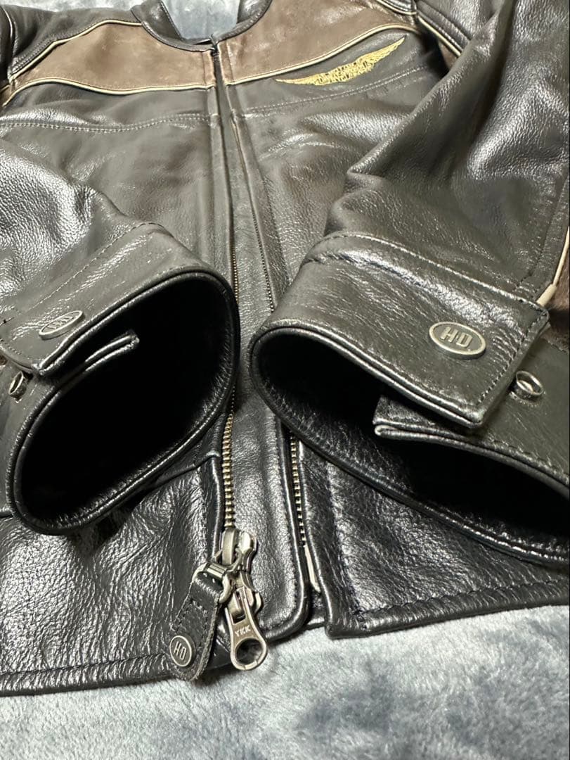 Harley-Davidson ☆ライナー付きレザーライダースジャケット HARLEY