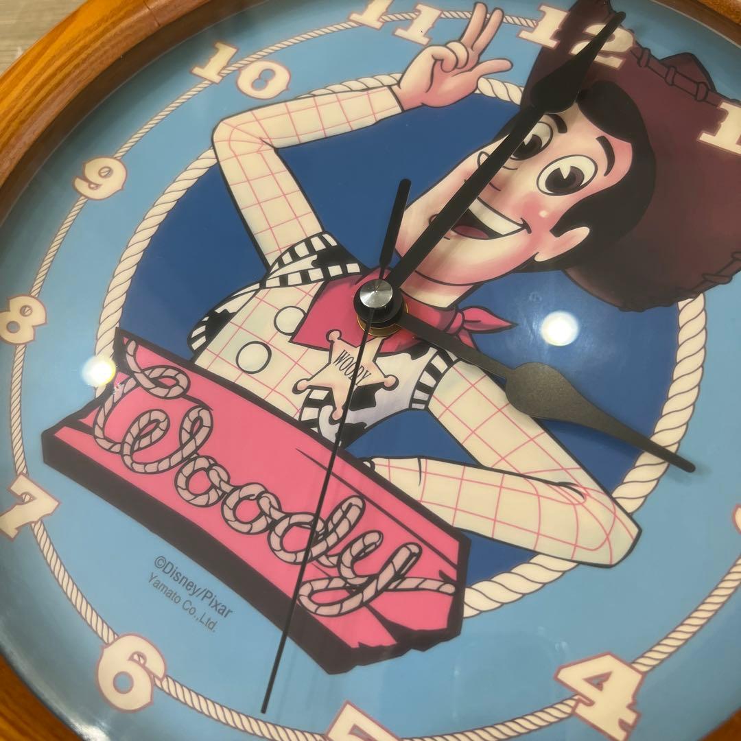 トイストーリー　ウッディ　ラウンドアップ　掛け時計　レア　限定