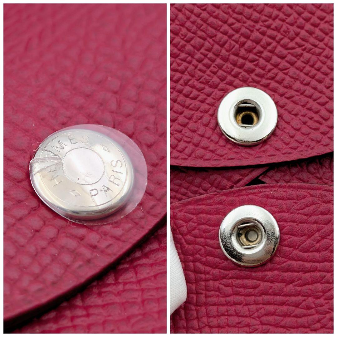 未使用 エルメス カルヴィ デュオ エプソン ルージュグレナ B刻印 箱