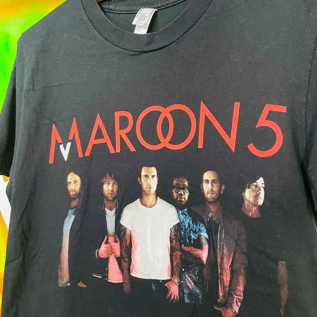 US古着 MAROON5 マルーン5 ツアー アーティスト ブラック Tシャツ
