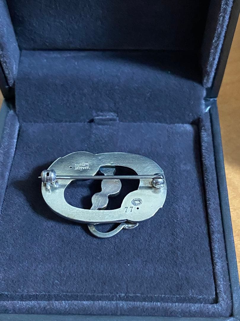 ジョージジェンセン #77ブローチjensen broach 美品 - メルカリ
