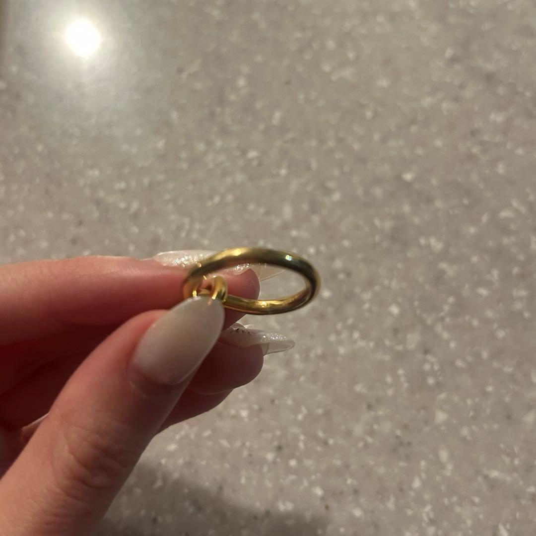 【CELINE】ゴールド ノットリング