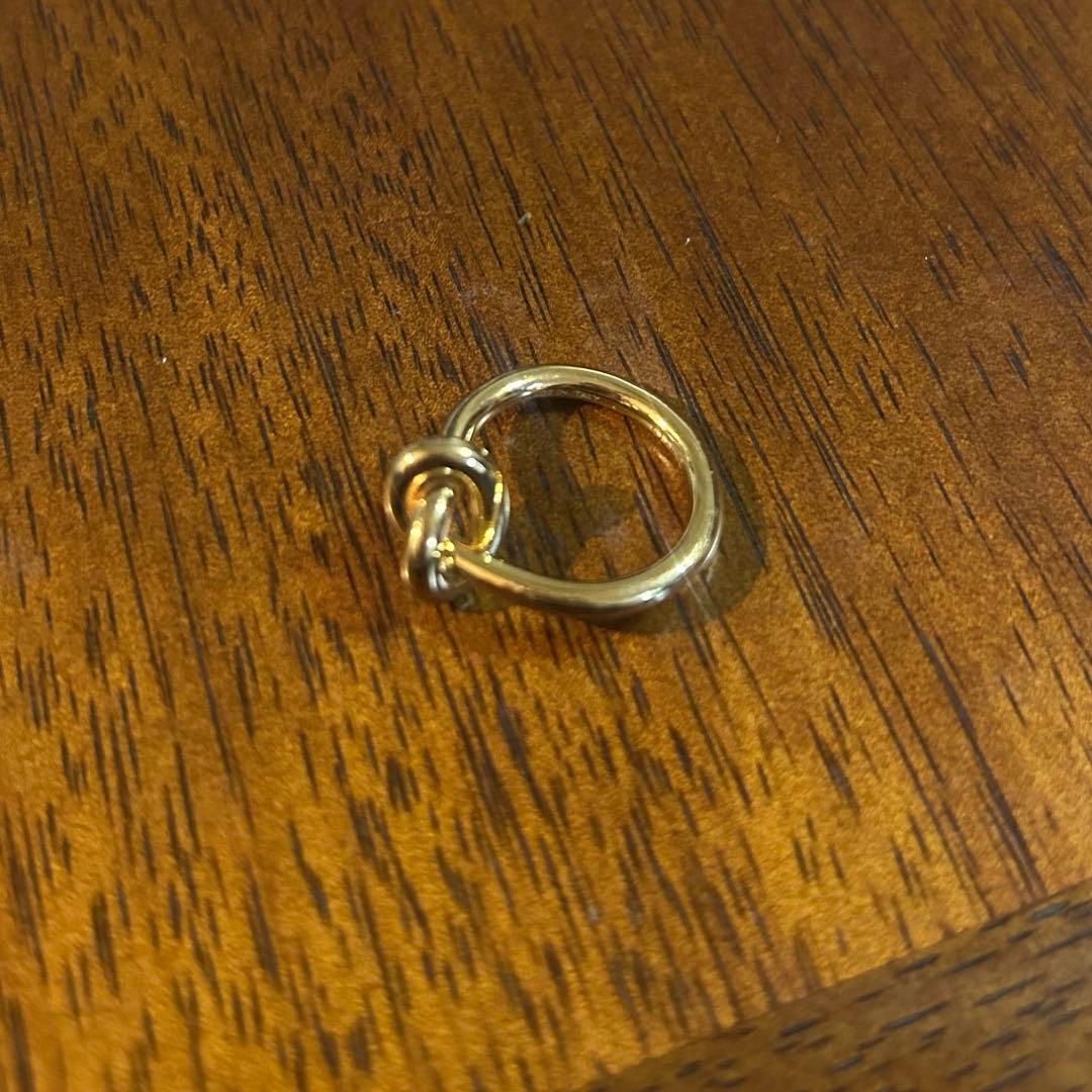 【CELINE】ゴールド ノットリング