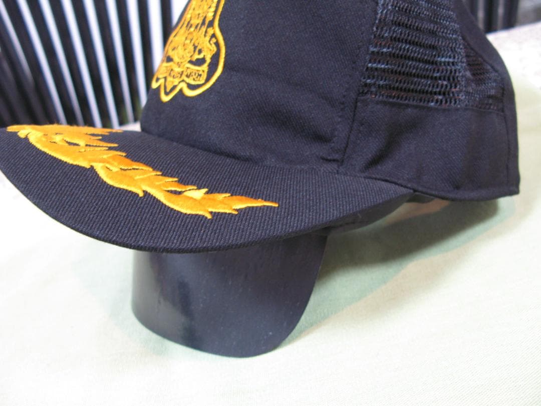 カンボジア アーミーキャップ 軍隊帽子 黒メッシュA ヤマダモール