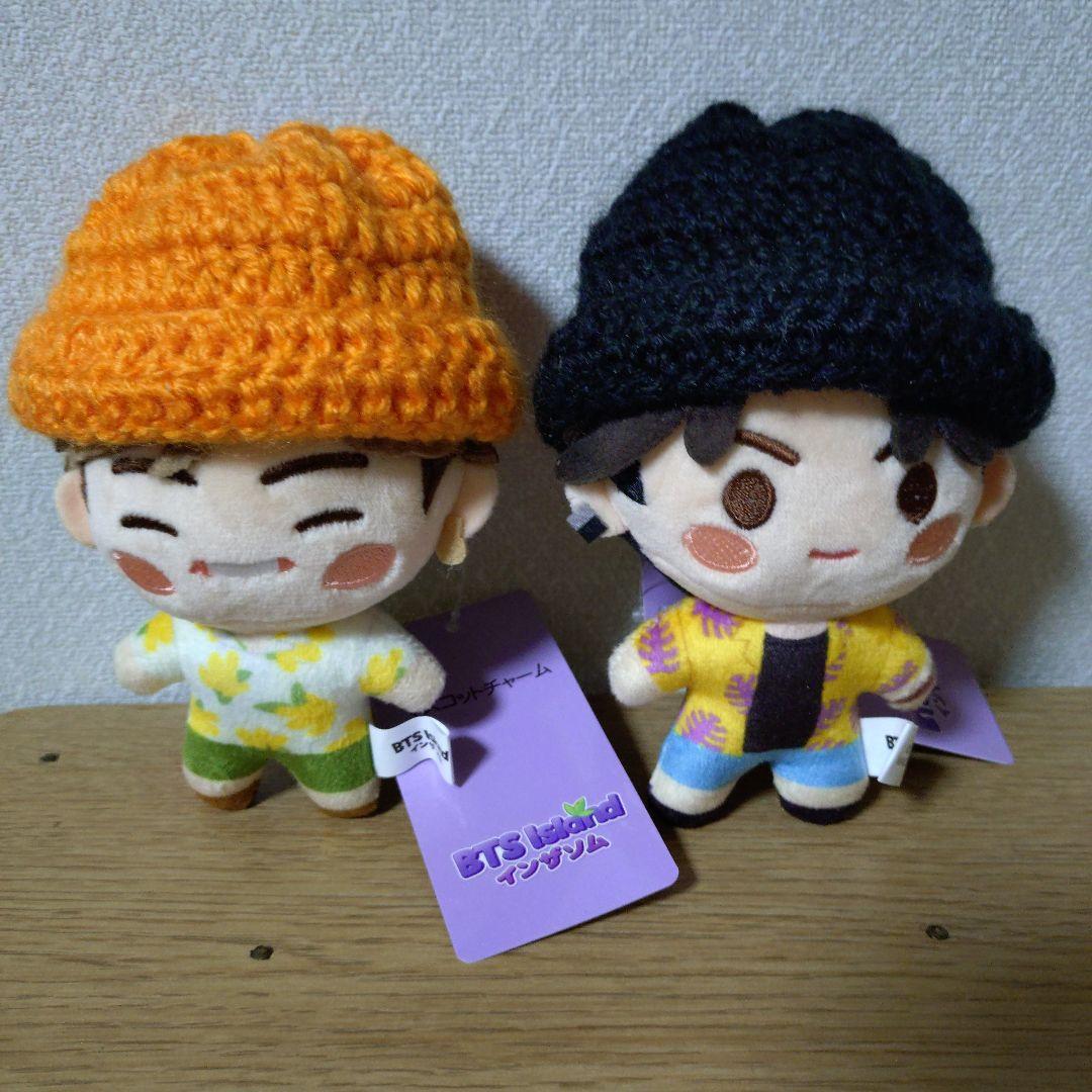 BTSインザソム マスコット7体コンプリートセットとキャップ付き