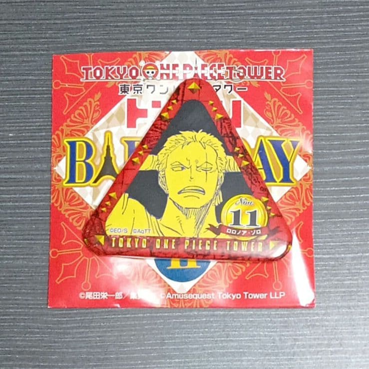 東京ワンピースタワー　トンガリBD缶バッジ　ロロノア・ゾロ 東京ワンピースタワー トンガリBD缶バッジ ロロノア・ゾロ 東京