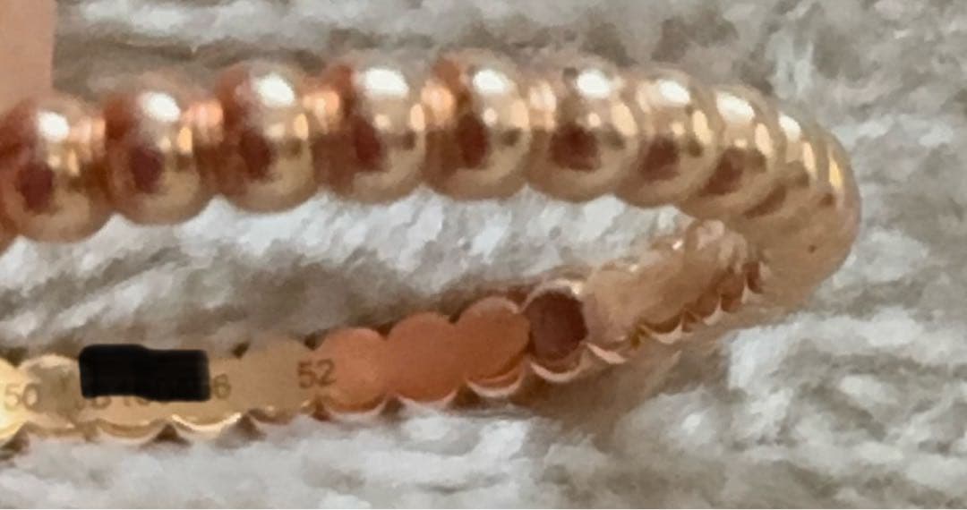 VCA ヴァンクリ　ペルレ　リング　 ローズゴールド