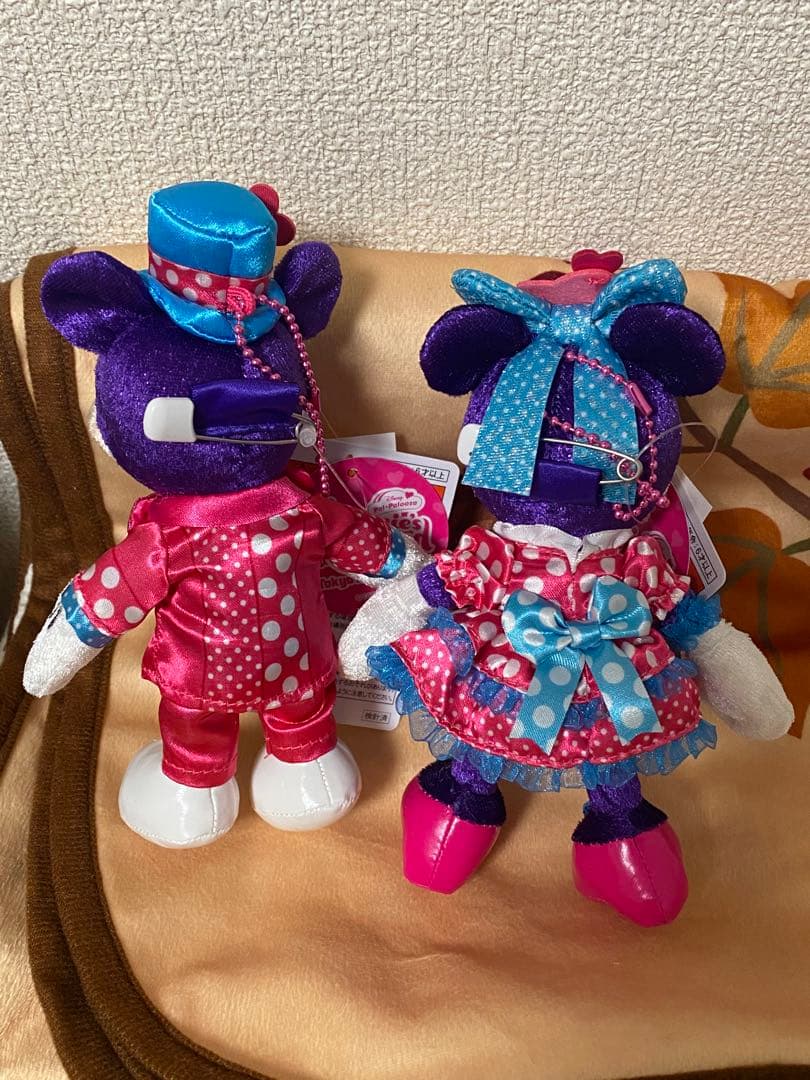 パルパルーザ　ミニーのファンダーランド　ぬいぐるみバッジ　ミッキー・ミニー