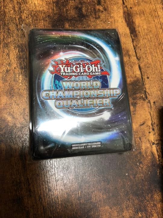 遊戯王 WCQ 2016 ダークブルー ブラック スリーブ 80枚 - メルカリ
