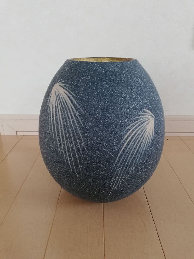 信楽焼　花瓶 信楽焼 花瓶 ビードロ 轆轤目 おしゃれ 一輪挿し 花入 陶器 花びん