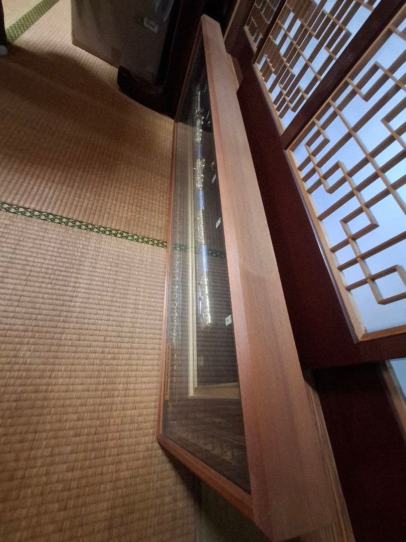 東京国立博物館所蔵 国宝「梨地螺鈿金装飾剣」原寸大複製品 額装仕様