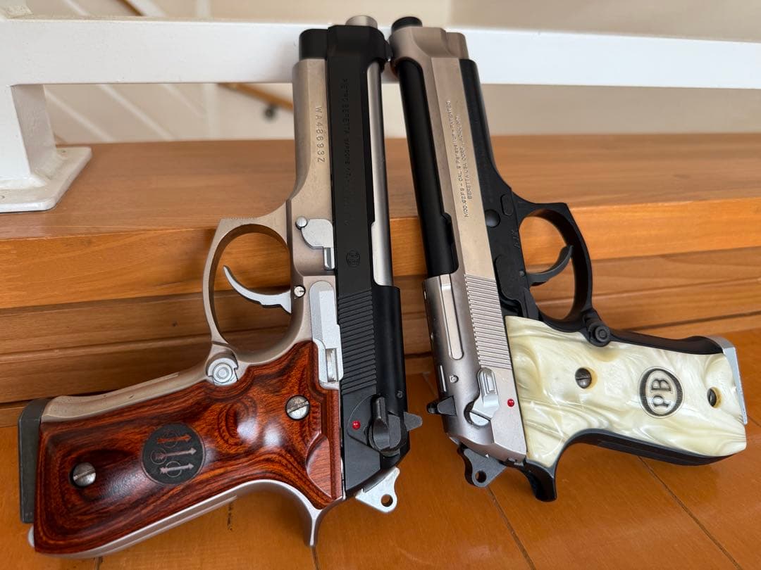 WA ベレッタ M92FS アルタモント 木製グリップ付 ガスガン ガスブロ