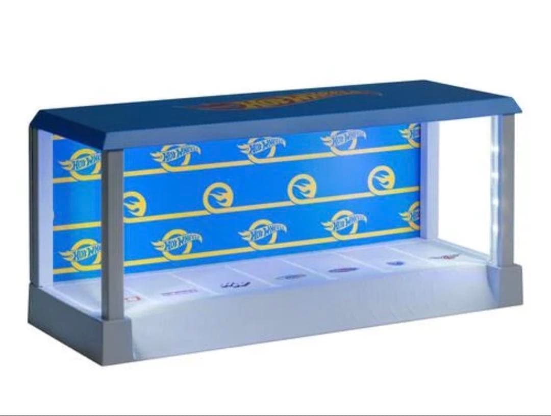 ホットウィール ガレージ ディスプレイケース ライト2個セット　おまけ付き