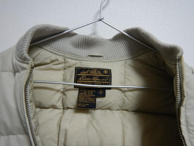 90s 80s エディーバウアー ダウンベスト Eddie Bauer 黒タグ