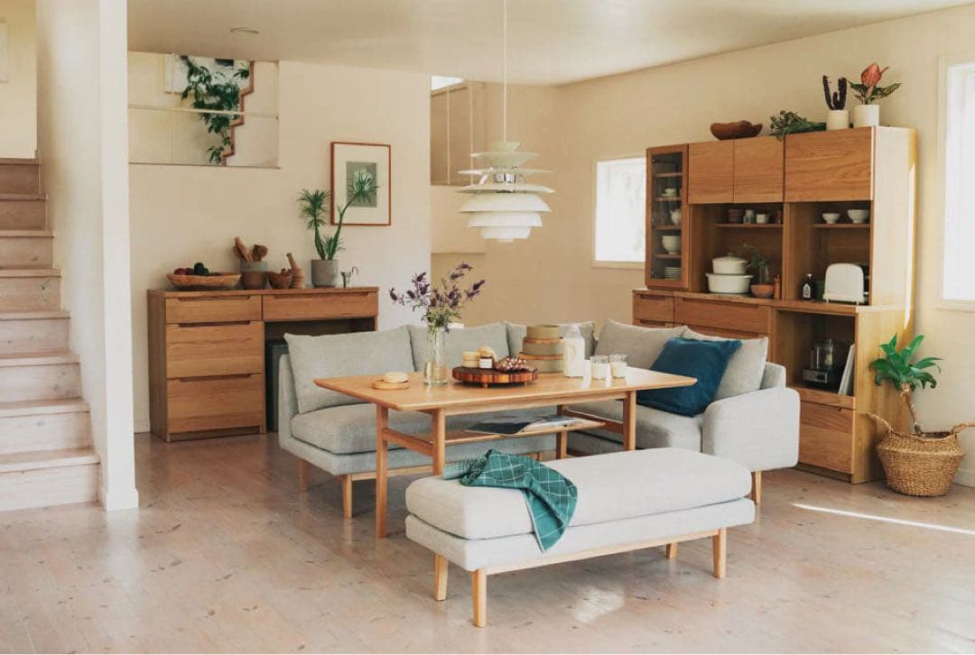 unico LOM(ロム)ダイニングテーブル W1200