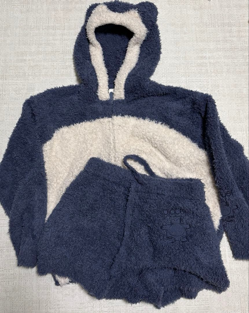 ジェラートピケ カビゴンパーカ&ショートパンツセット　【未使用】