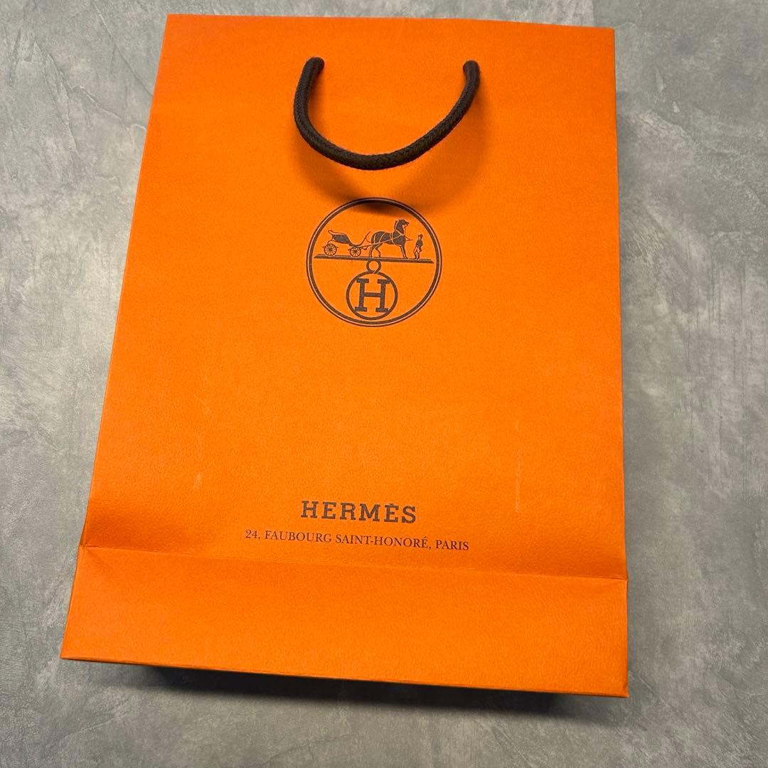 エルメス カレ・タオル 《ステアーズ》 ハンドタオル 箱・リボン・ショッパー付