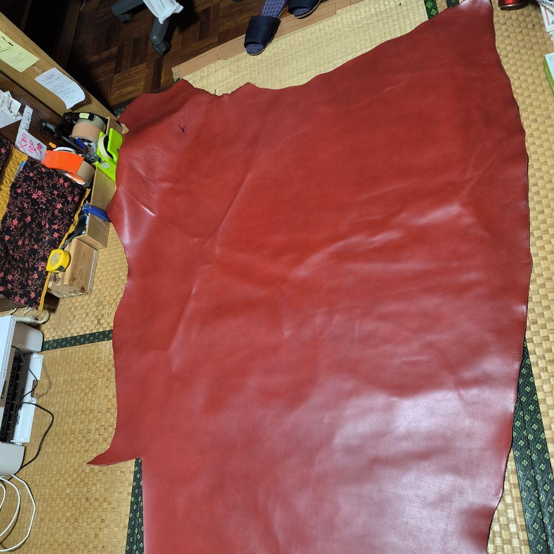 姫路レザー半裁赤×１ 黒×１