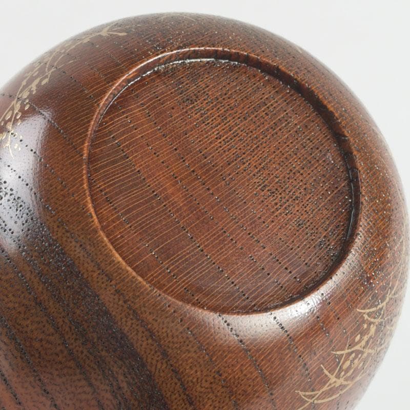 茶道具 中林星山作 稲穂に雀蒔絵 鳴子 長棗 共箱 V 9563