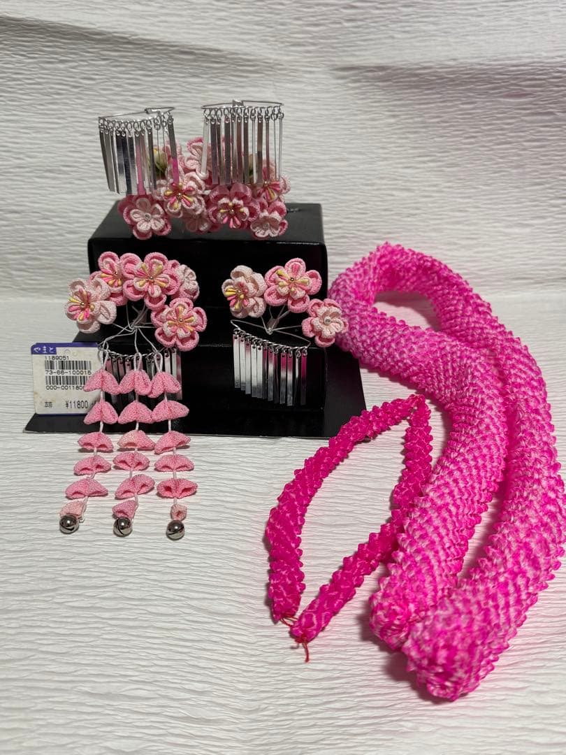 七五三　勝山かんざし　かのこ・ちんころ　ピンク