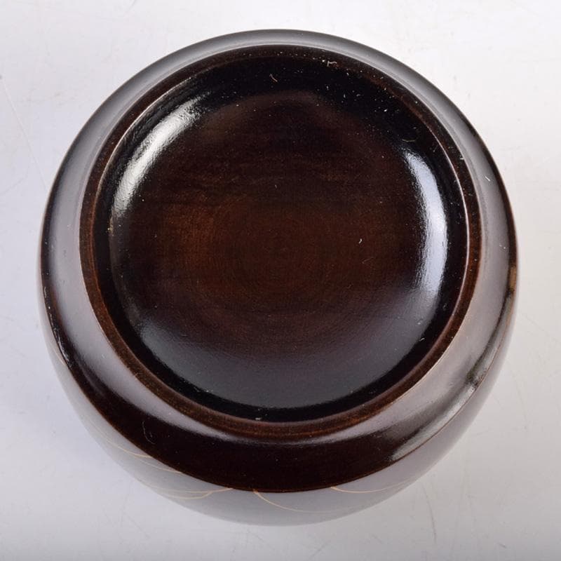 茶道具　山中塗　中村宗悦作　桜材　神代塗　稲穂雀蒔絵　丸香合　共箱　VR8978