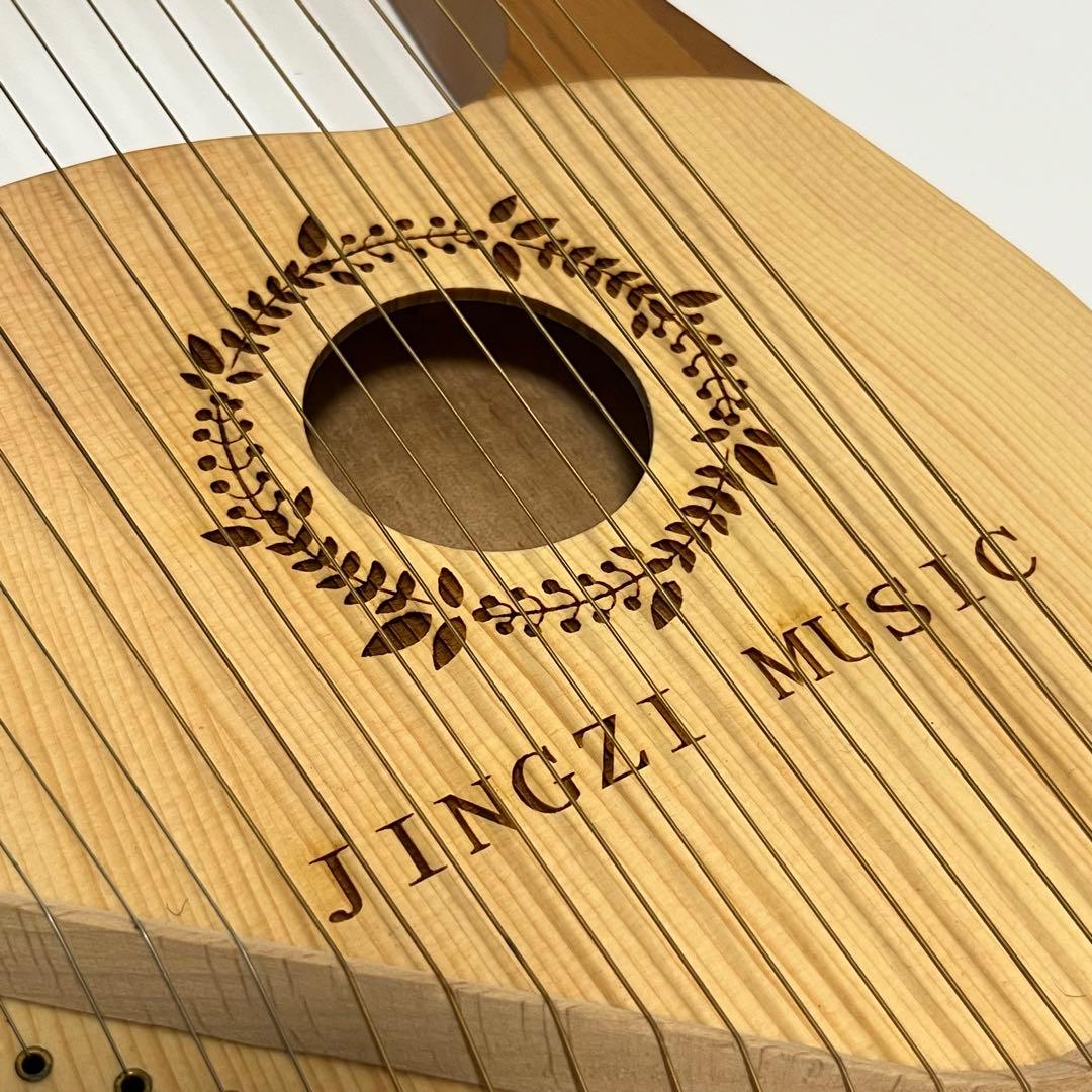 JINGZI MUSIC ライアーハープ 24弦 ケース付き