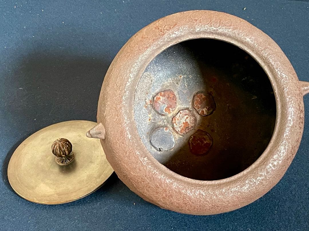 釜師 庄司儀兵衛 風炉釜 唐銅朝鮮風炉 真形釜 釜 茶道具 茶器 釜環 共