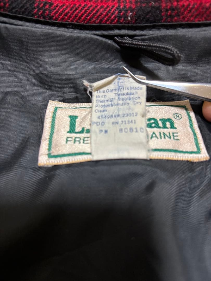 80s USA製　エルエルビーン マッキーノ ジャケット